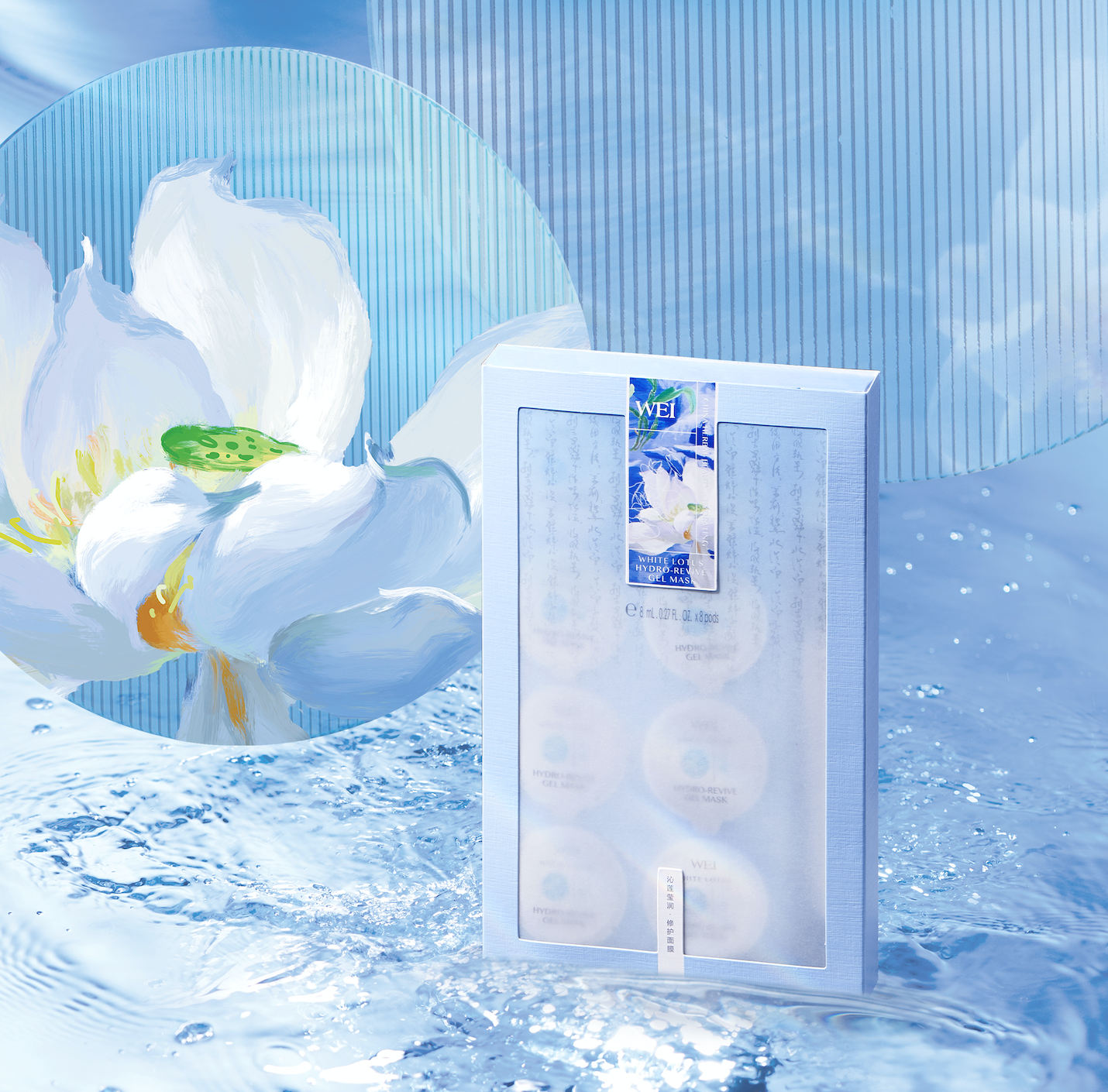 White Lotus Hydro-Revive Gel Mask